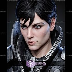 Faora Ul Portrait Bust 300mm STL Files