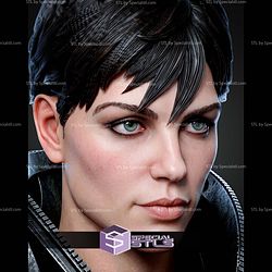 Faora Ul Portrait Bust 300mm STL Files