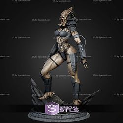 Female Predator Standing STL Files