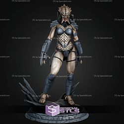 Female Predator Standing STL Files