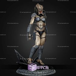 Female Predator Standing STL Files