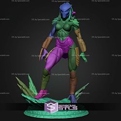 Female Predator Standing STL Files