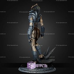 Female Predator Standing STL Files