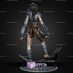 Female Predator Standing STL Files
