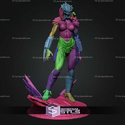 Female Predator Standing STL Files