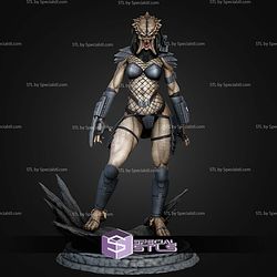 Female Predator Standing STL Files