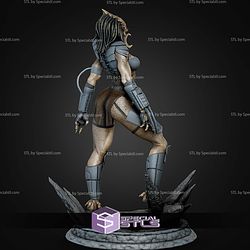 Female Predator Standing STL Files