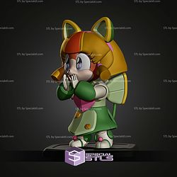 Francine Samurai Pizza Cats STL Files