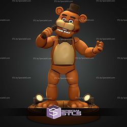Freddy Fazbear Singing STL Files