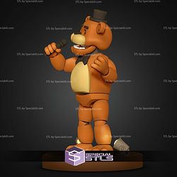 Freddy Fazbear Singing STL Files