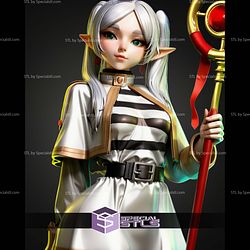 Frieren Magic Staff Stand Pose STL Files