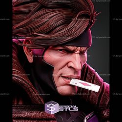 Gambit Portrait Bust 310mm STL Files
