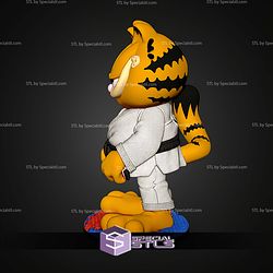 Garfield Karate 250mm STL Files