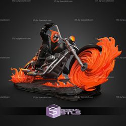 Ghost Rider Flame Motor Dioarama STL Files