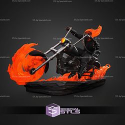 Ghost Rider Flame Motor Dioarama STL Files