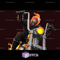 Ghost Rider Flame Motor Dioarama STL Files