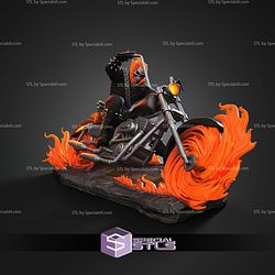 Ghost Rider Flame Motor Dioarama STL Files