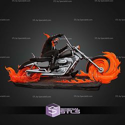 Ghost Rider Flame Motor Dioarama STL Files