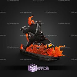 Ghost Rider Flame Motor Dioarama STL Files