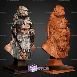 Girish And Bandar Bust STL Files