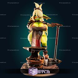 Goblin Girl Blacksmith ALT STL Files
