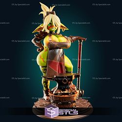 Goblin Girl Blacksmith ALT STL Files