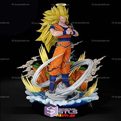 Goku Heaven SSJ Various STL Files