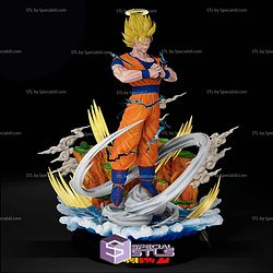 Goku Heaven SSJ Various STL Files