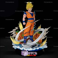 Goku Heaven SSJ Various STL Files