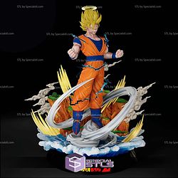 Goku Heaven SSJ Various STL Files