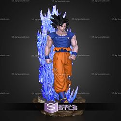 Goku Ultra Instinct Walking STL Files