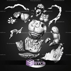 Goku SSJ4 Ozaru Dragon Ball GT STL Files