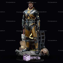 Gordon Freeman Half Life Museum Pose STL Files