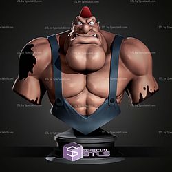 Greasepit Biker Micer From Mars Bust STL Files