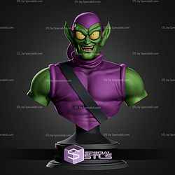Green Goblin Animated Bust 3D Print Files