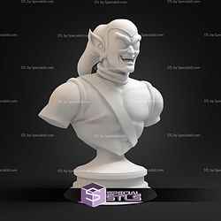 Green Goblin Animated Bust 3D Print Files