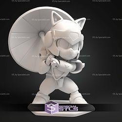 Guido Samurai Pizza Cats STL Files