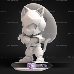 Guido Samurai Pizza Cats STL Files