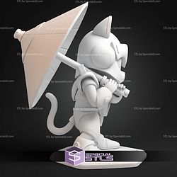 Guido Samurai Pizza Cats STL Files