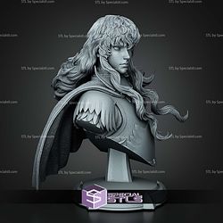 Griffith Berserk In Armor Bust 216mm STL Files