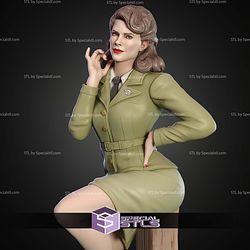 Peggy Carter WW Suit32 75mm STL Files