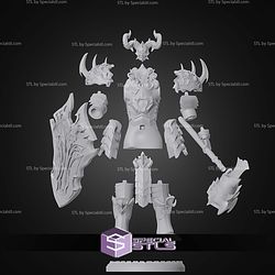Iron 16 Parts Solo Leveling STL Files