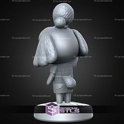 Isabelle Animal Crossing Basic STL Files