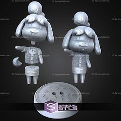 Isabelle Animal Crossing Basic STL Files