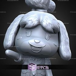 Isabelle Animal Crossing Basic STL Files