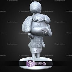 Isabelle Animal Crossing Basic STL Files