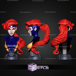Jean Grey 92s Bust STL Files