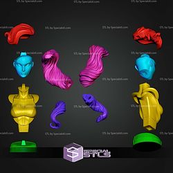 Jean Grey 92s Bust STL Files