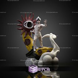 Jiji Dandadan And Worm Monster STL Files