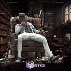 Jigsaw On Sofa Various Weapons STL Files